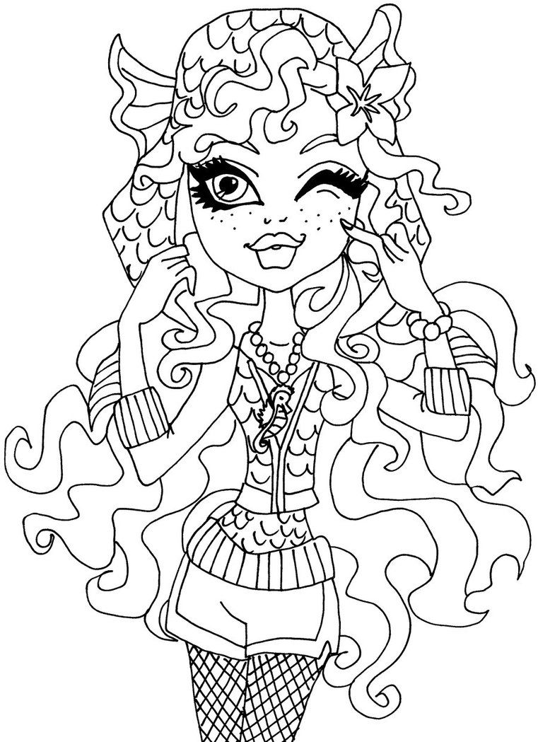 130 Monster High Coloring Pages Printable 53