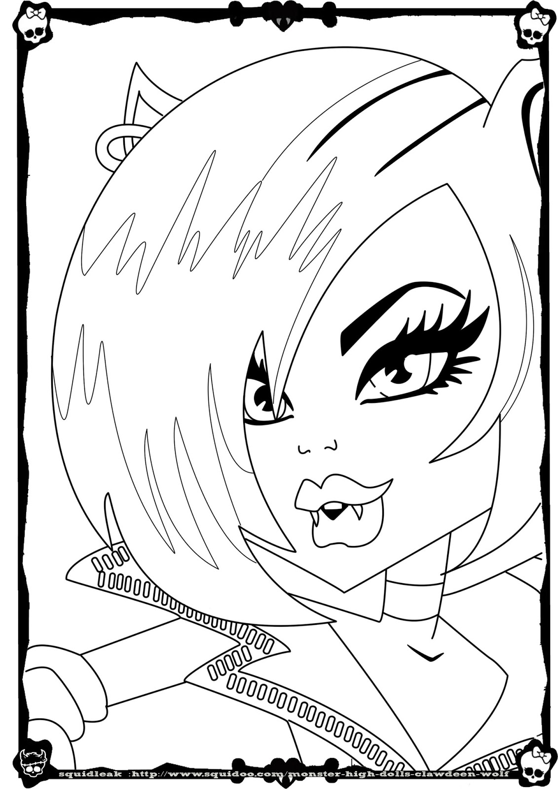 130 Monster High Coloring Pages Printable 55