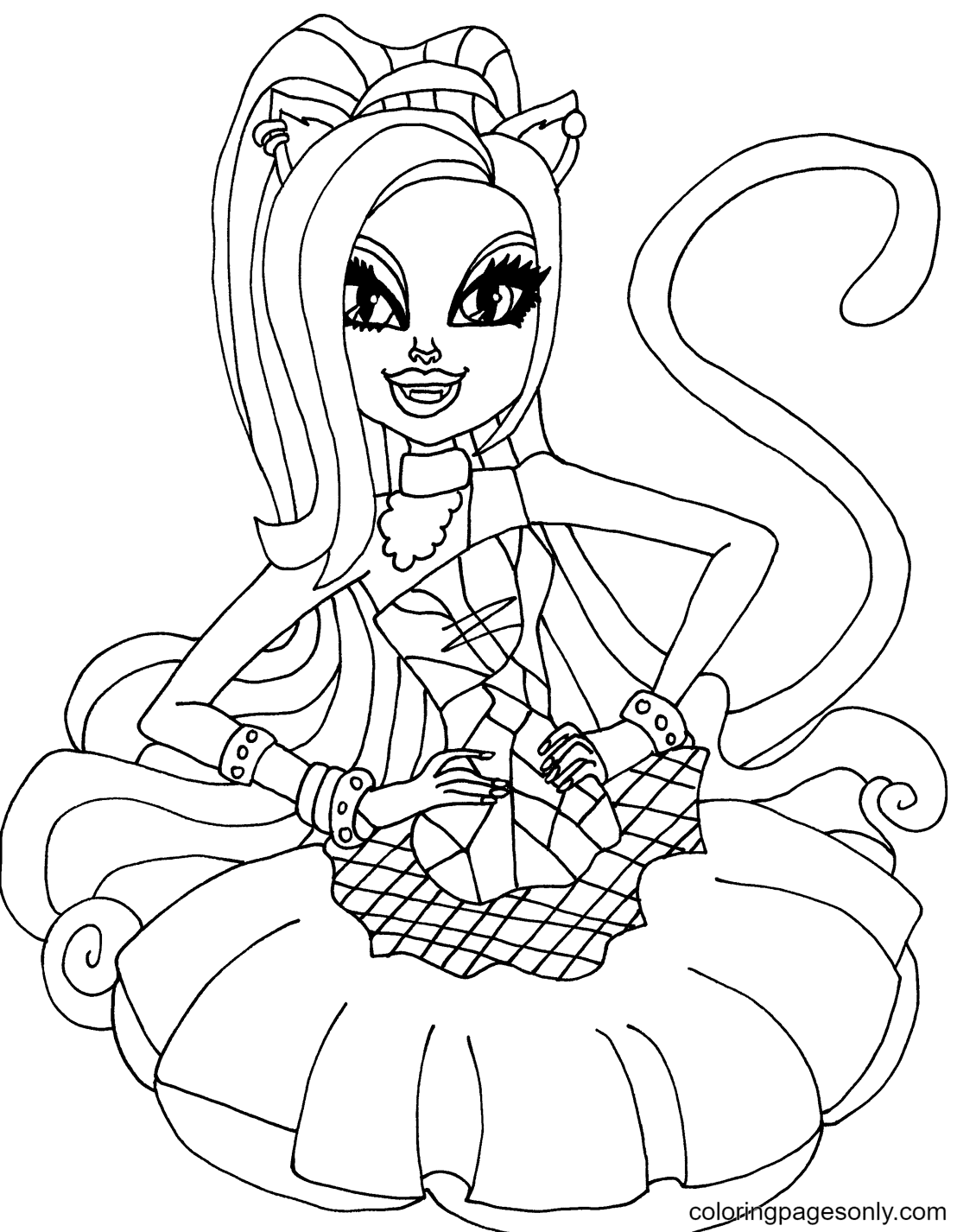 130 Monster High Coloring Pages Printable 57