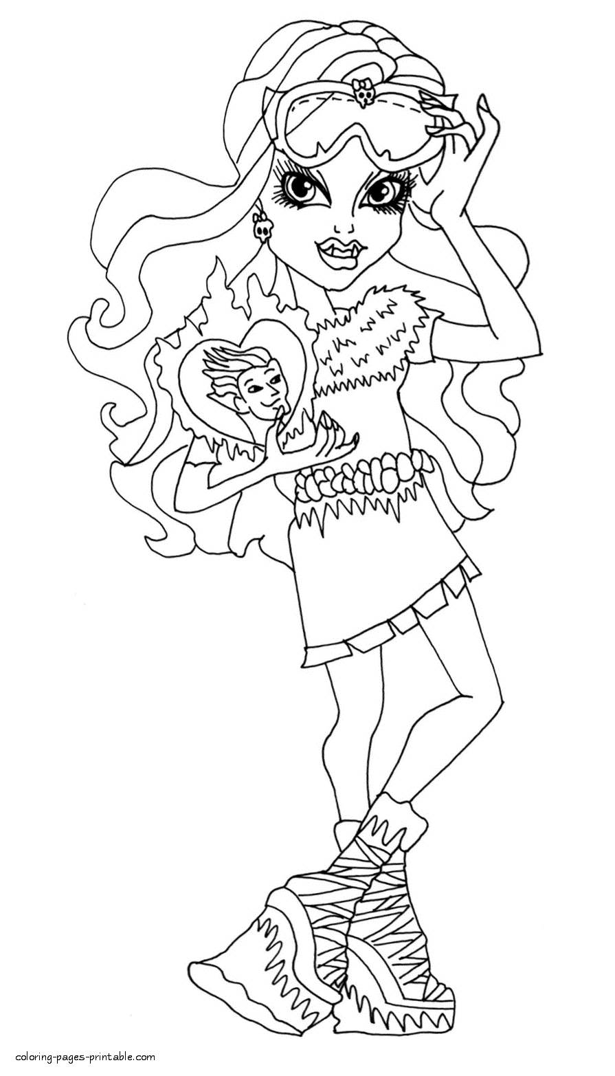 130 Monster High Coloring Pages Printable 58