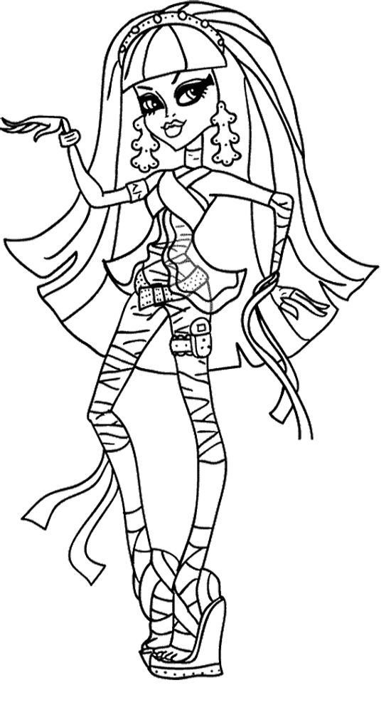 130 Monster High Coloring Pages Printable 59