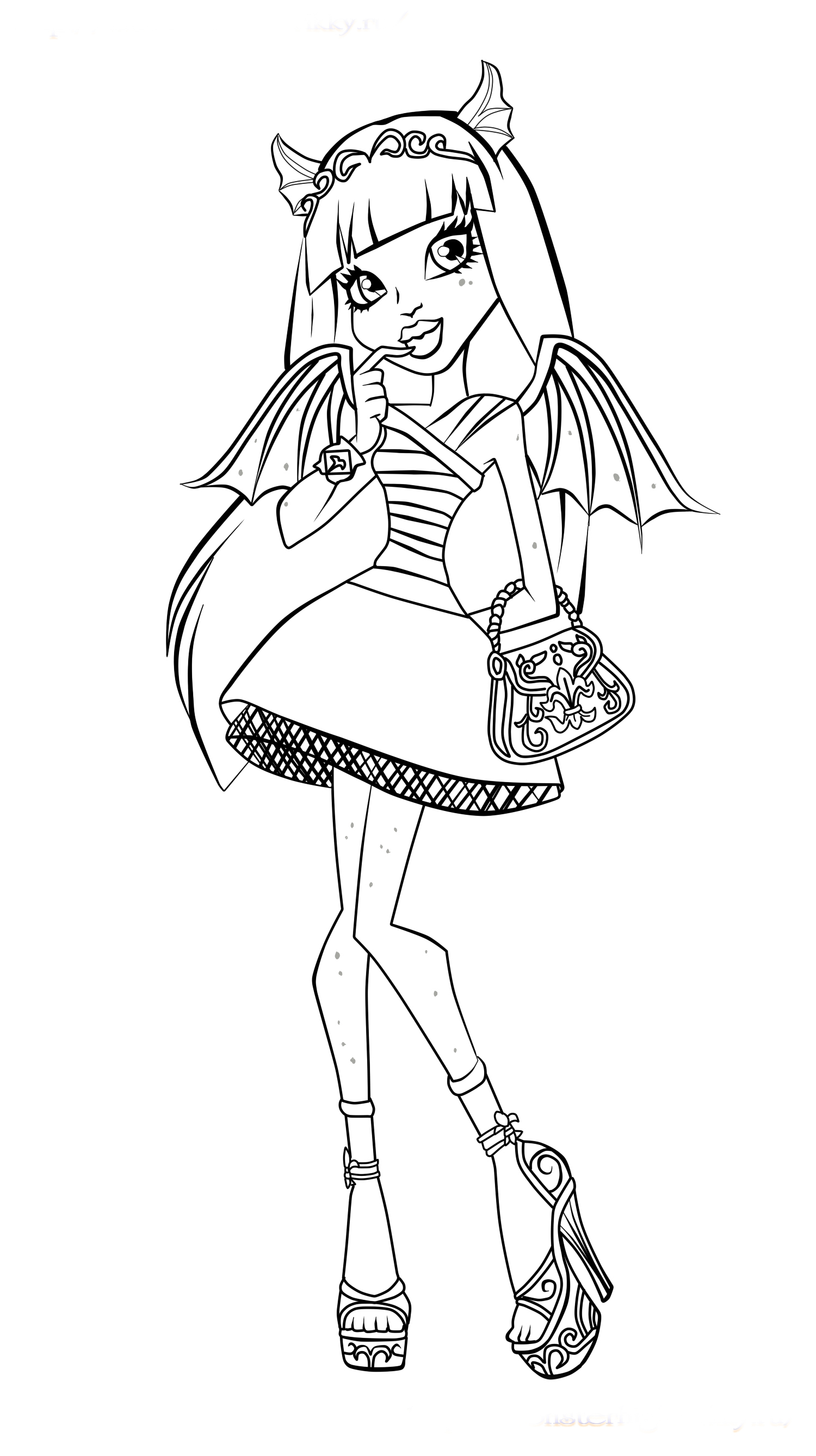 130 Monster High Coloring Pages Printable 60