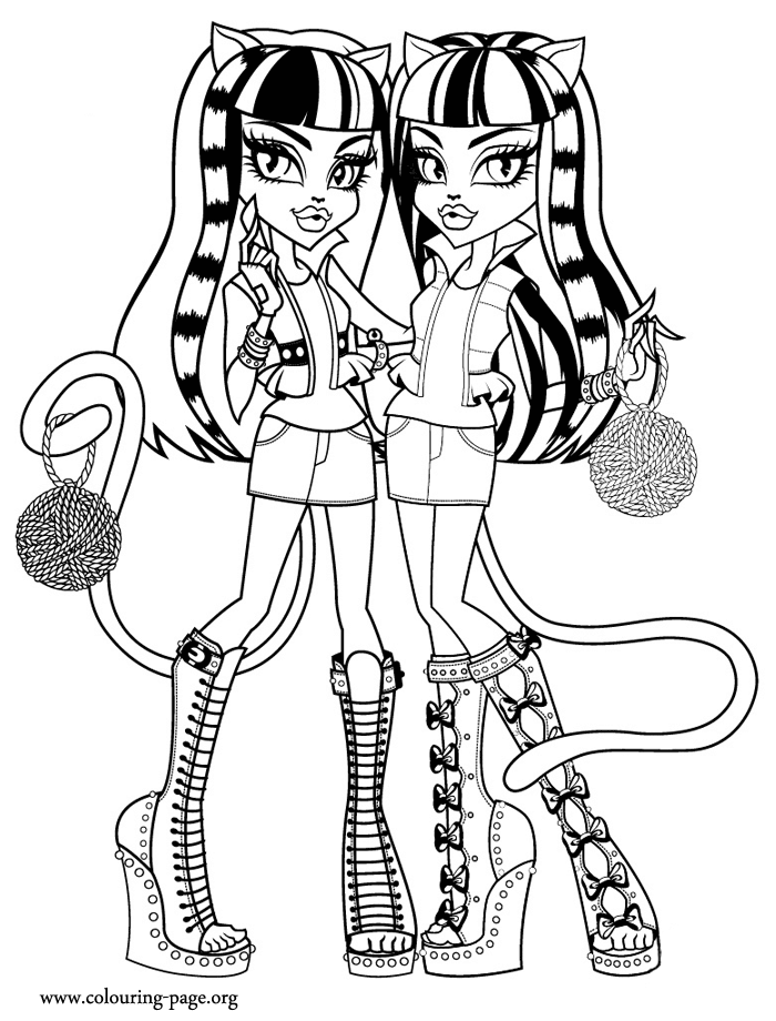 130 Monster High Coloring Pages Printable 61