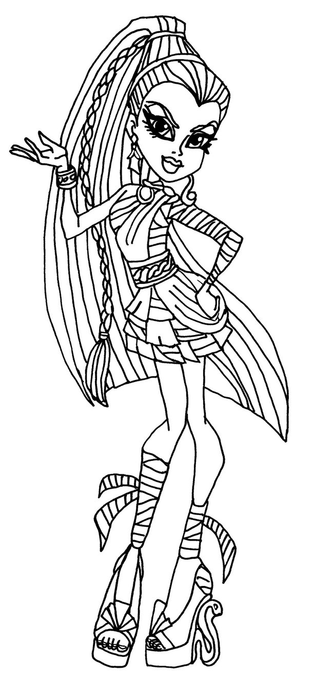 130 Monster High Coloring Pages Printable 62