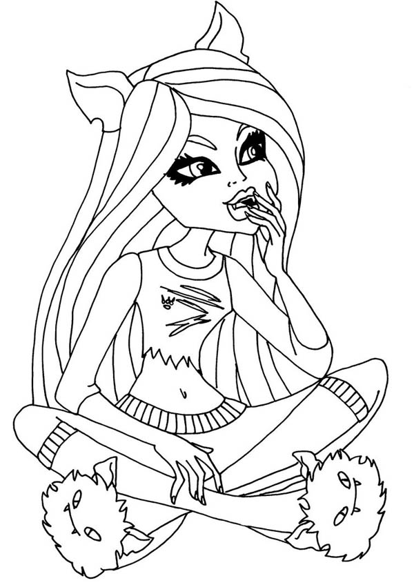 130 Monster High Coloring Pages Printable 63