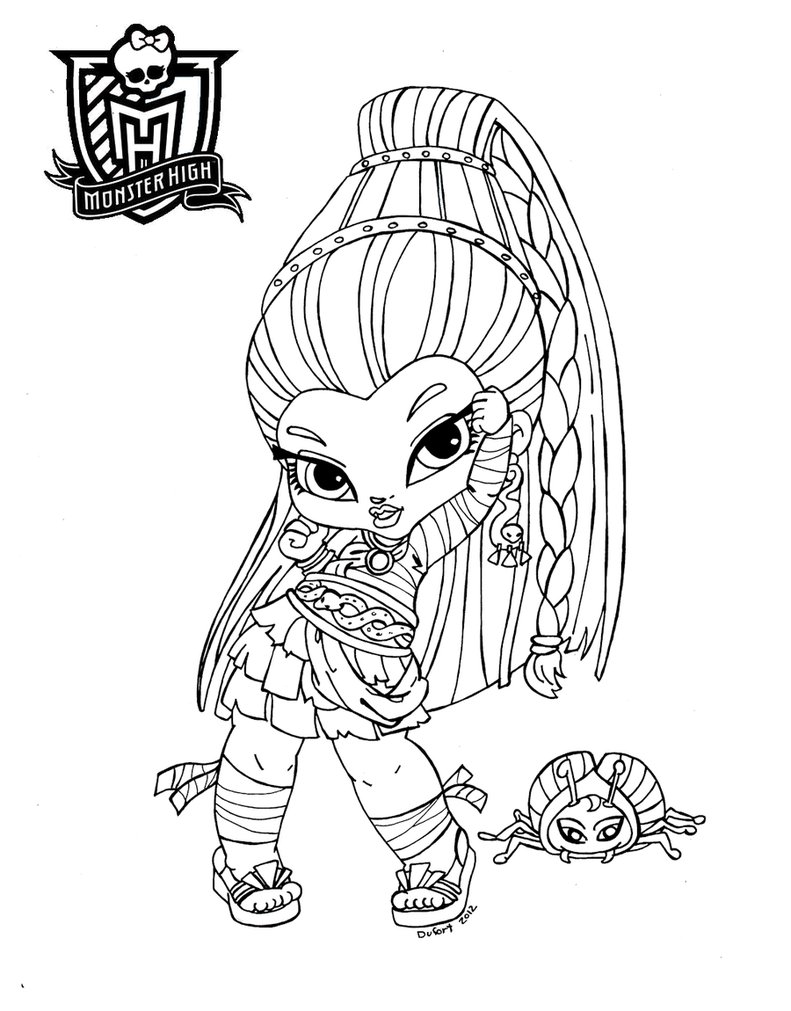 130 Monster High Coloring Pages Printable 64