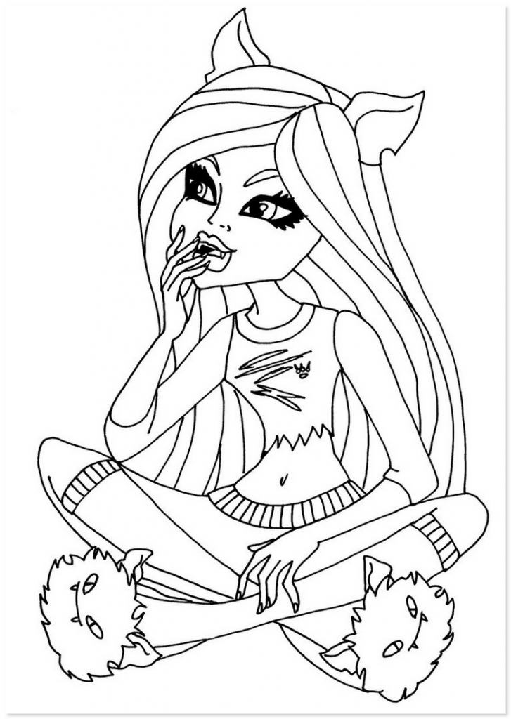 130 Monster High Coloring Pages Printable 71