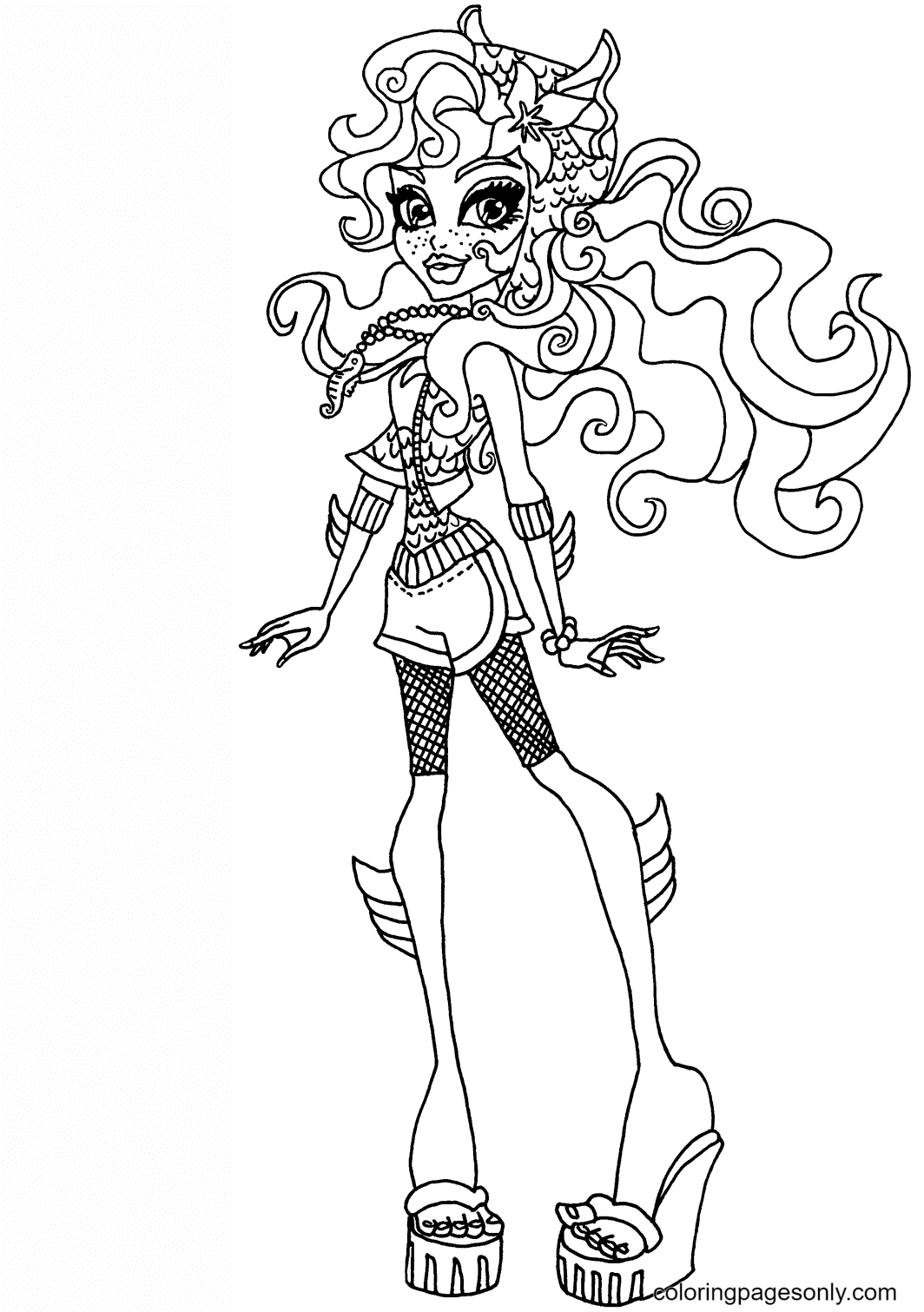 130 Monster High Coloring Pages Printable 72