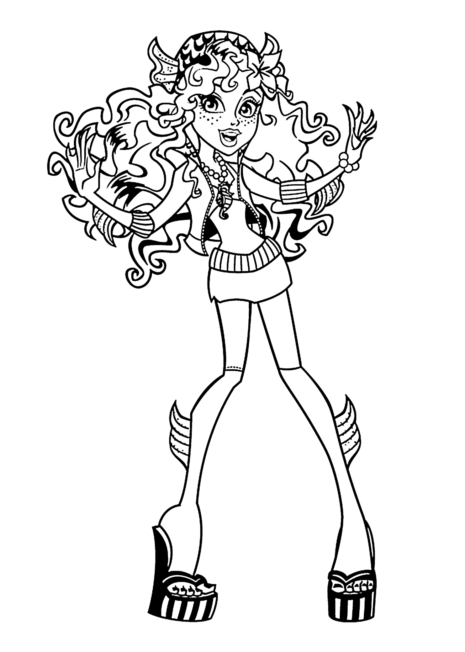 130 Monster High Coloring Pages Printable 73