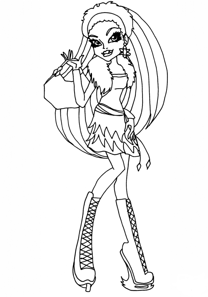 130 Monster High Coloring Pages Printable 74