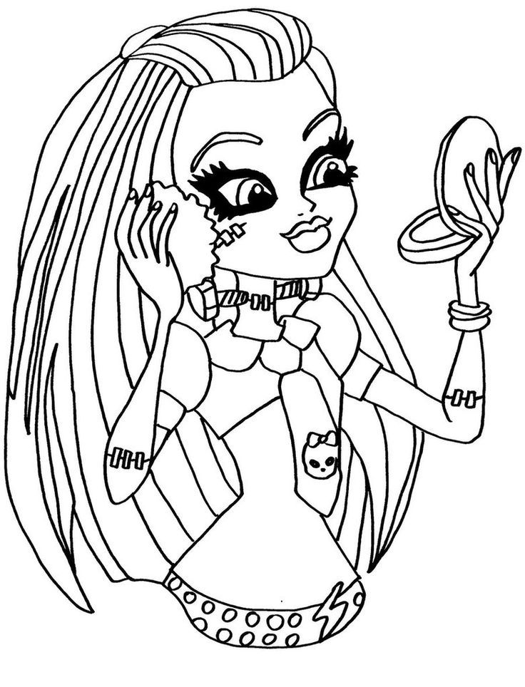 130 Monster High Coloring Pages Printable 76