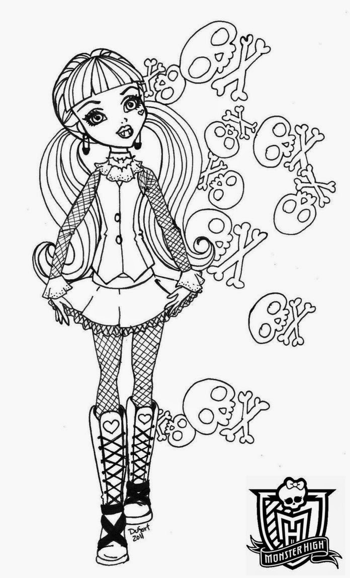 130 Monster High Coloring Pages Printable 78