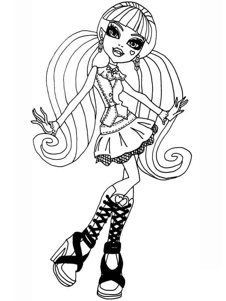 130 Monster High Coloring Pages Printable 86