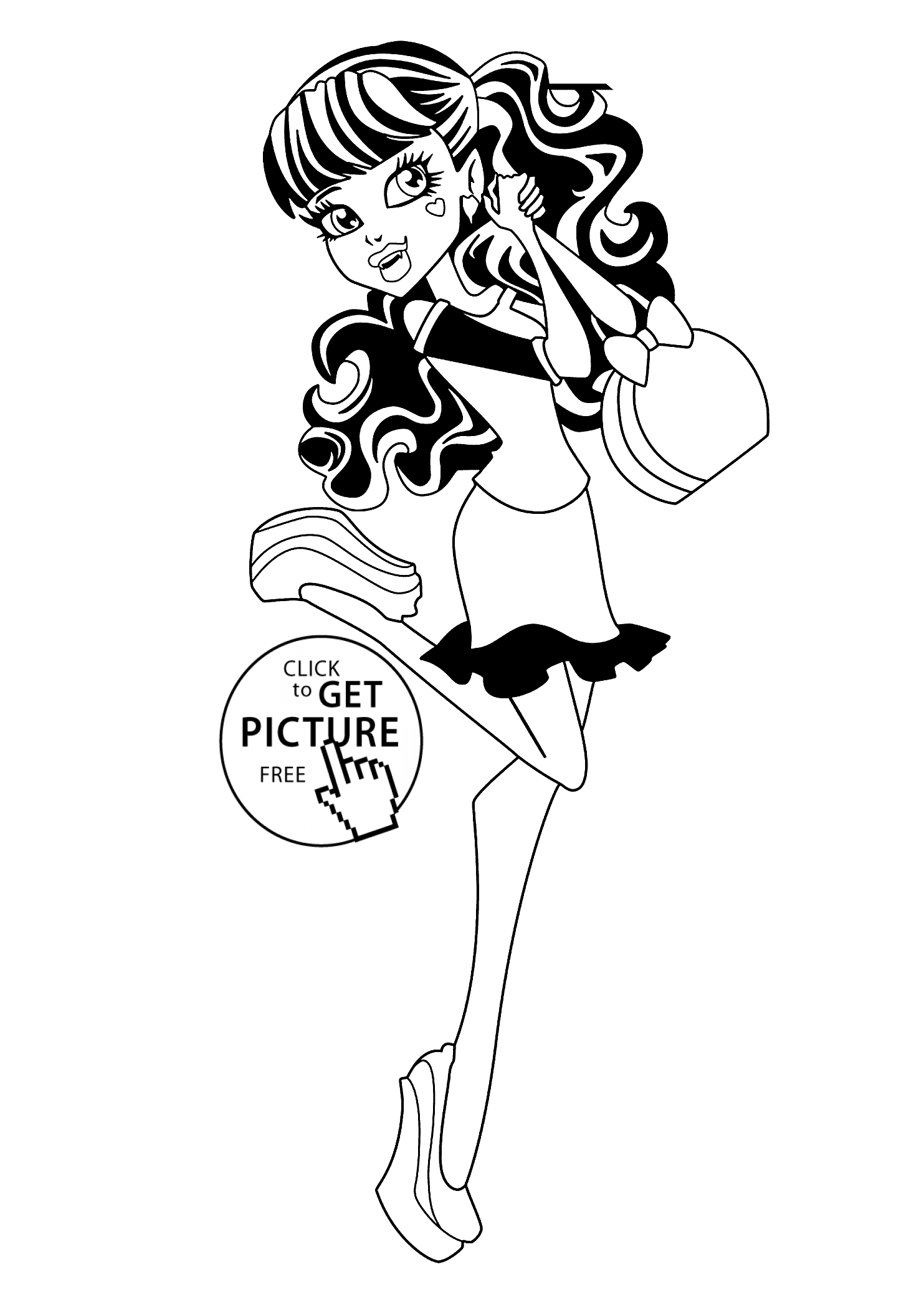 130 Monster High Coloring Pages Printable 88