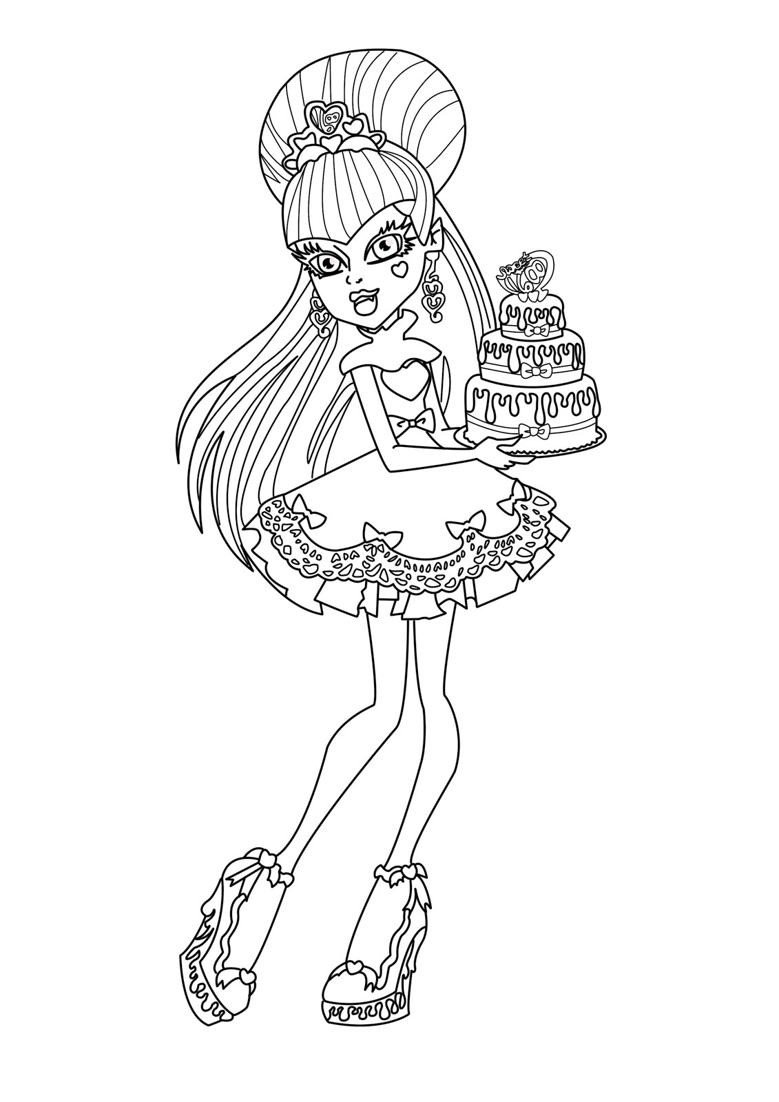 130 Monster High Coloring Pages Printable 89