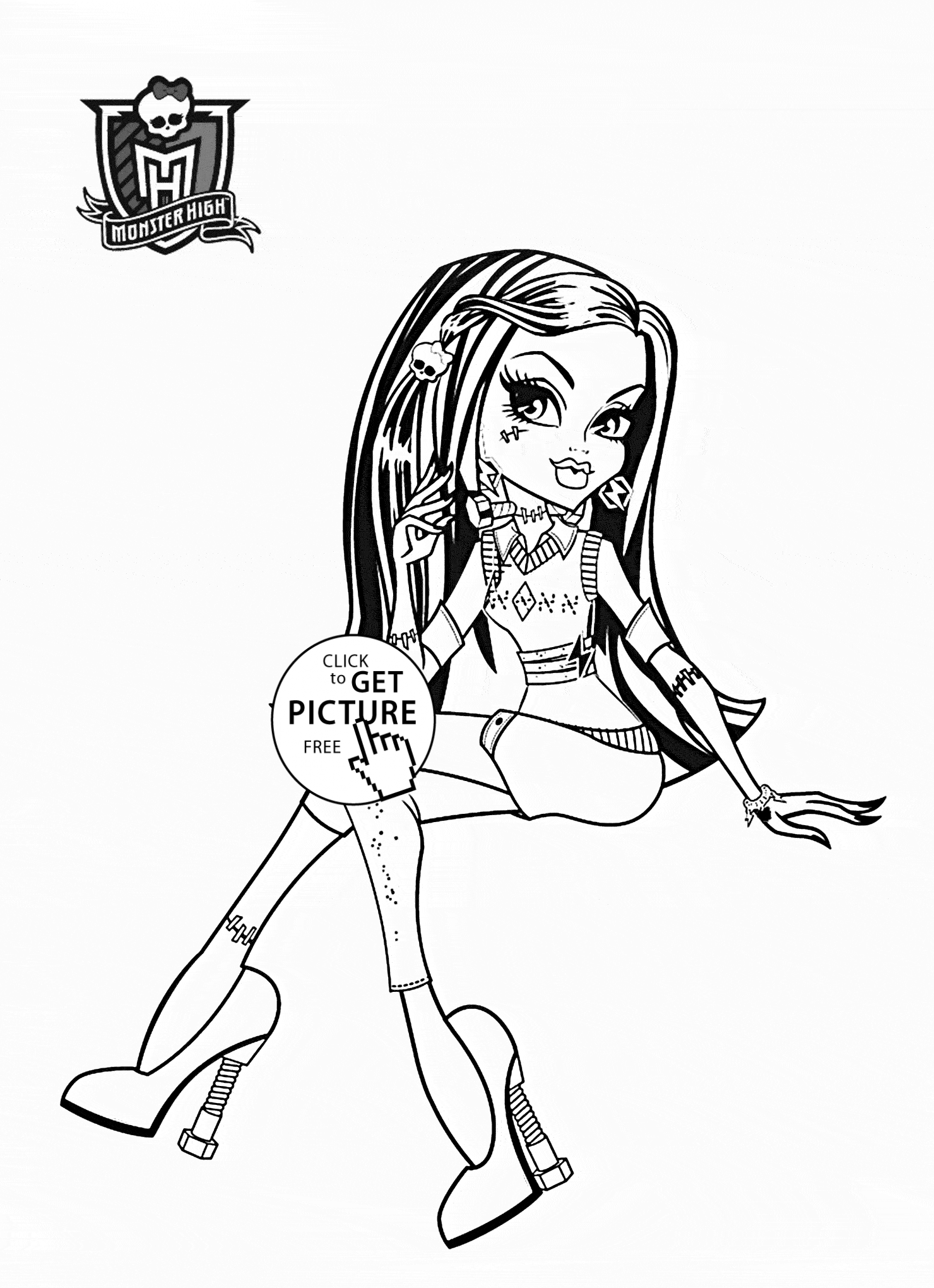 130 Monster High Coloring Pages Printable 91