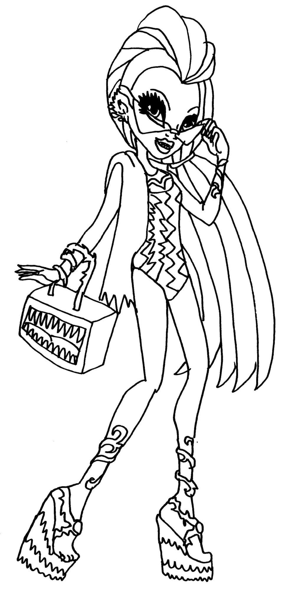 130 Monster High Coloring Pages Printable 93