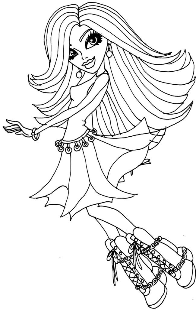 130 Monster High Coloring Pages Printable 95