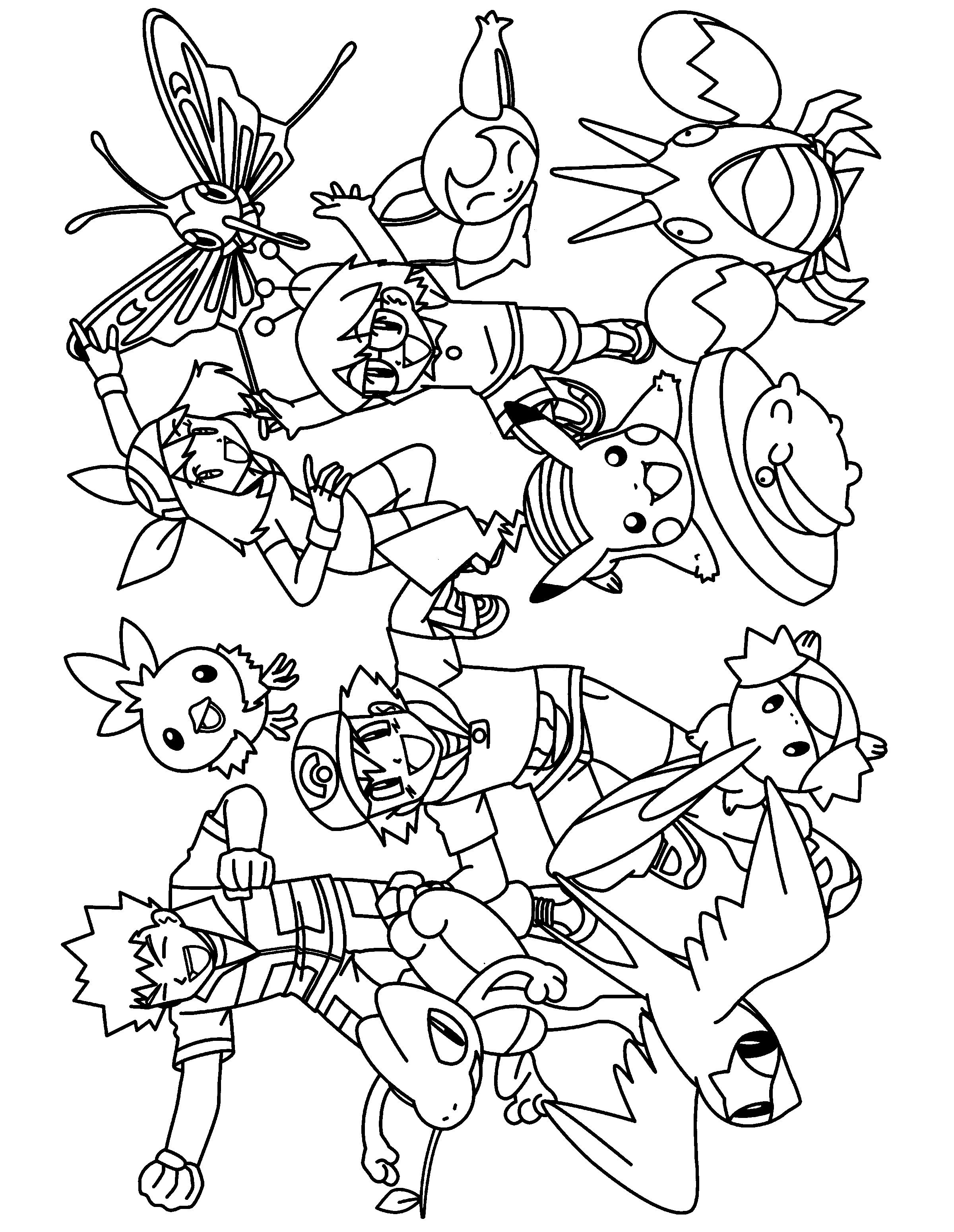 137 All Legendary Pokemon Coloring Pages Printable 4