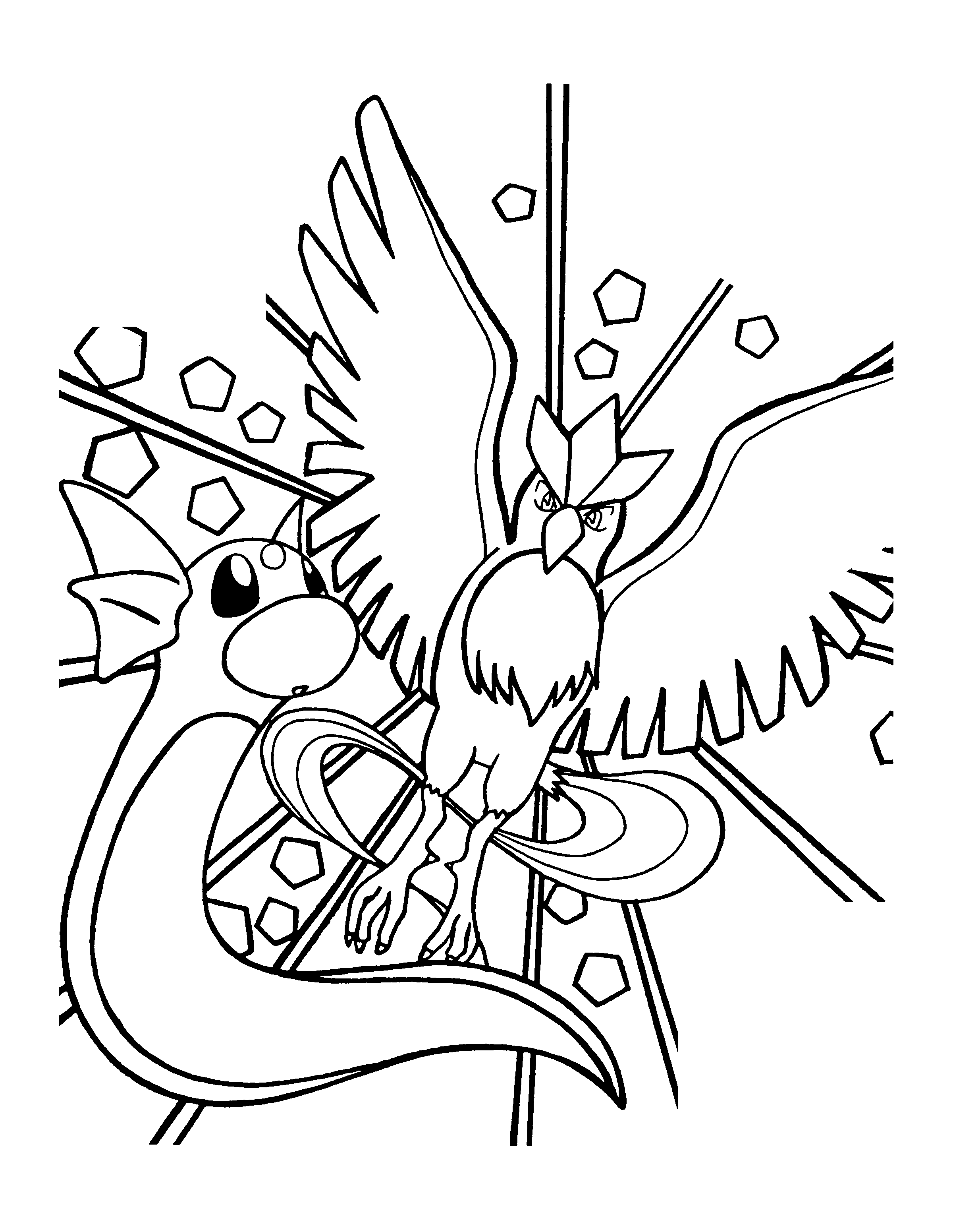 137 All Legendary Pokemon Coloring Pages Printable 99