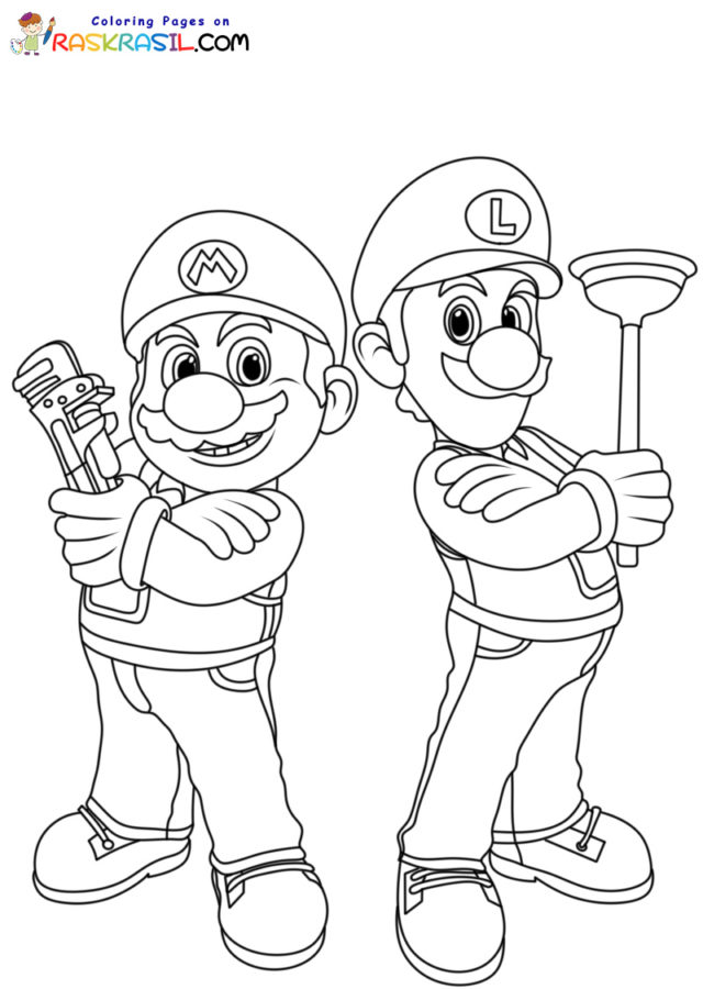 93 Cute Luigi Coloring Pages for Kids Printable 52