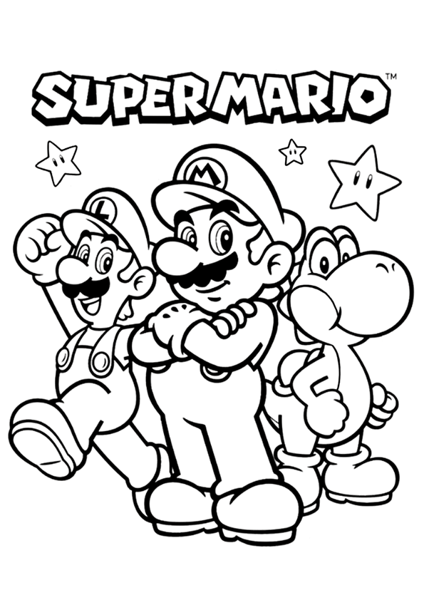 93 Cute Luigi Coloring Pages for Kids Printable 63