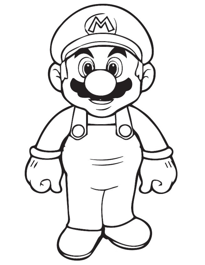 93 Cute Luigi Coloring Pages for Kids Printable 91