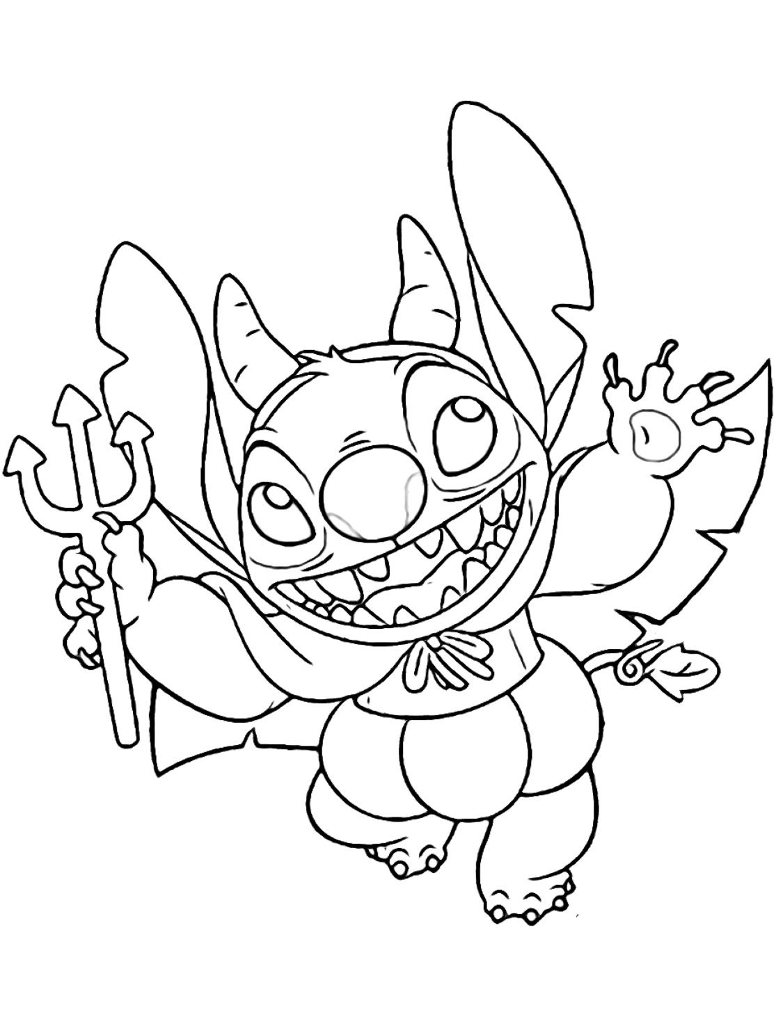 35 Easy Disney Lilo and Stitch Coloring Pages Printable