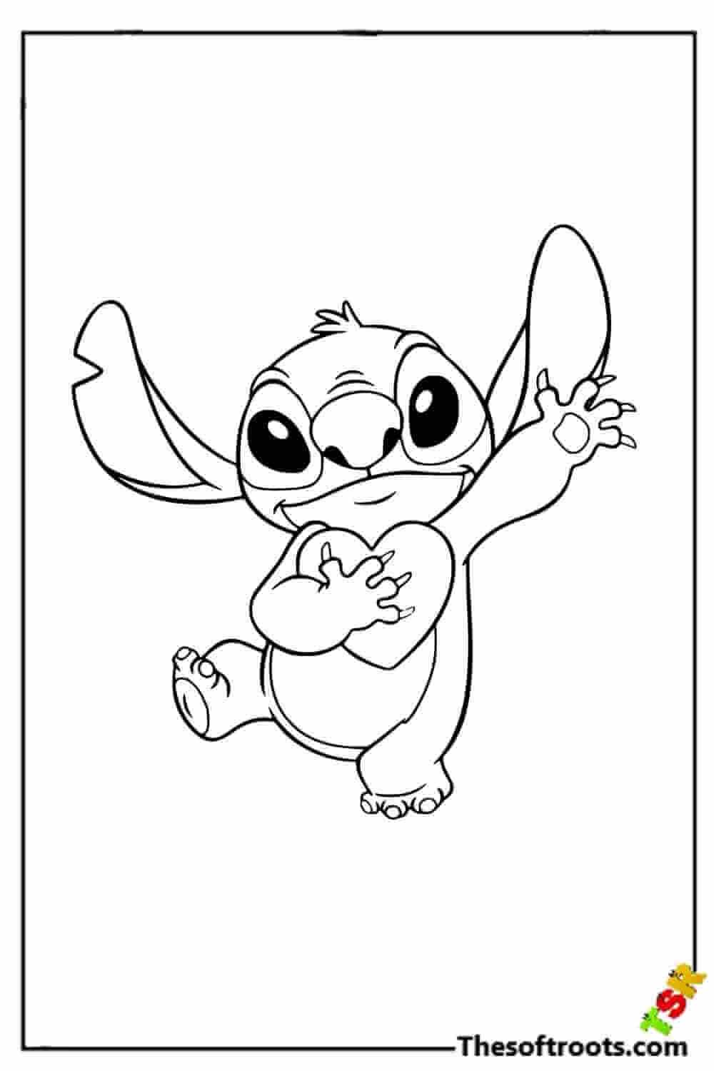 38 Festive Lilo and Stitch Thanksgiving Coloring Pages Printable