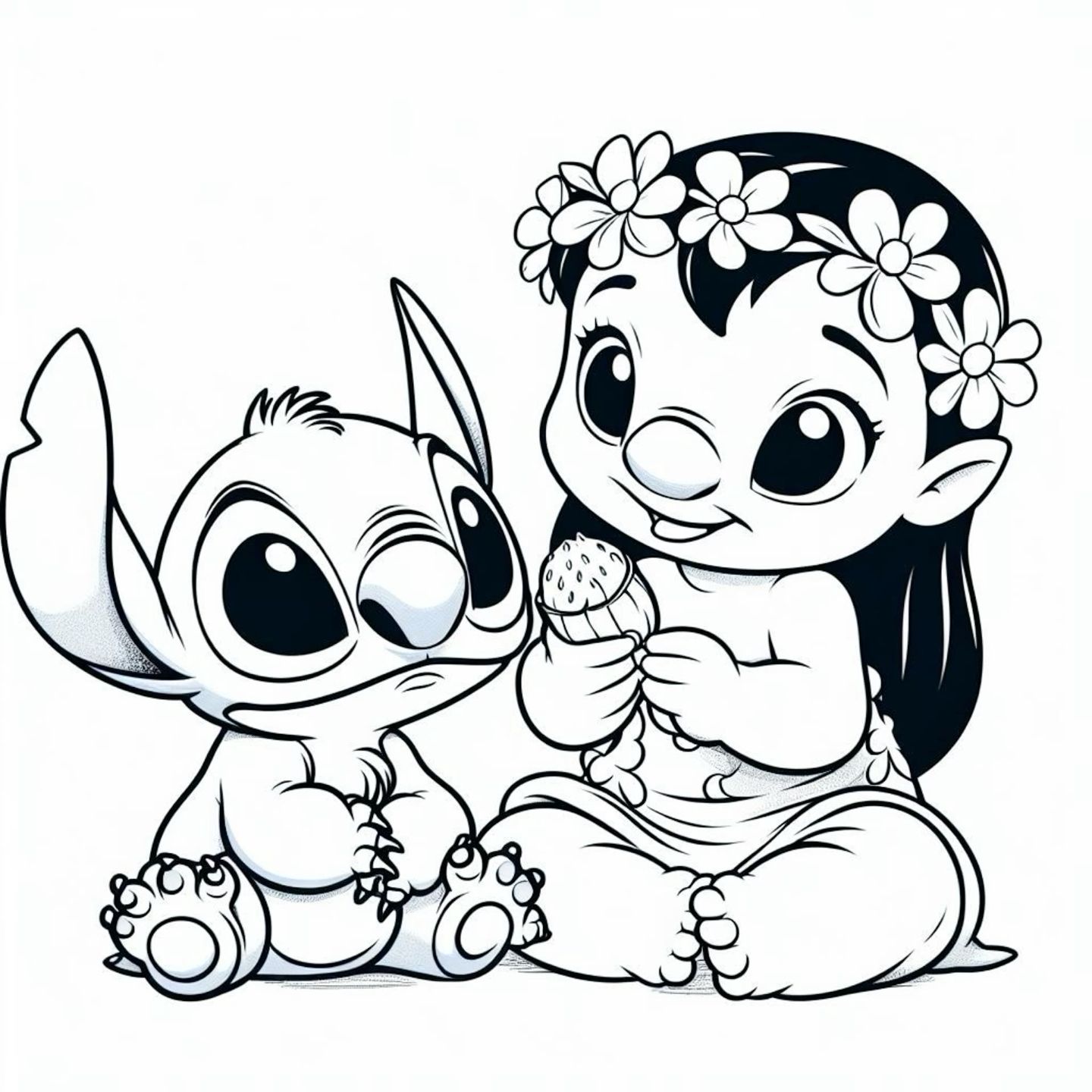 39 Fun Lilo and Stitch Birthday Coloring Pages Printable