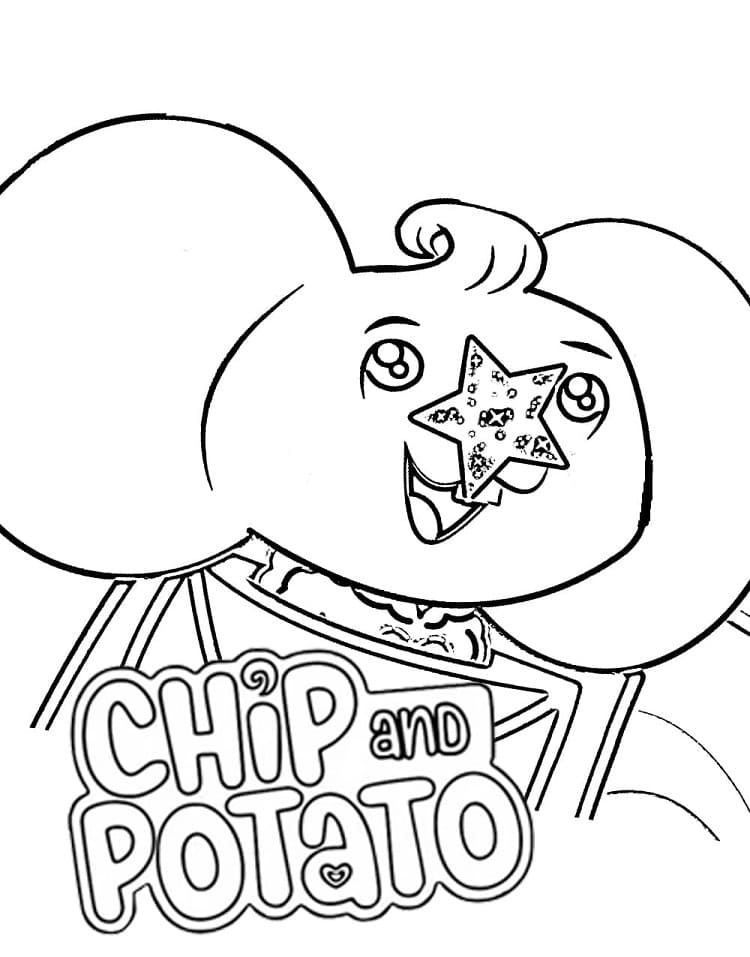 chip and potato coloring pages printable jpg