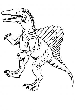 spinosaurus coloring pages printable jpg