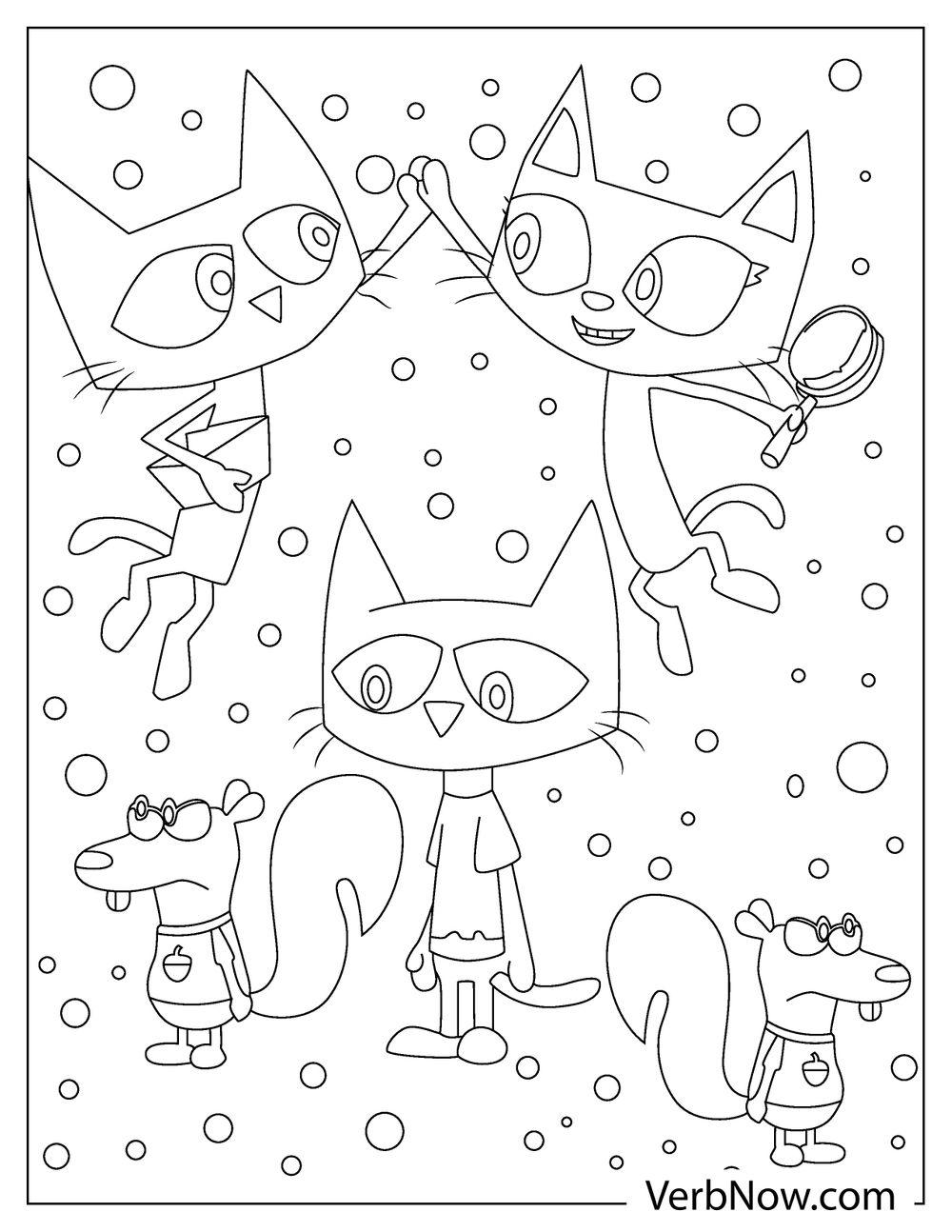 adorable pete the cat coloring pages printable jpg