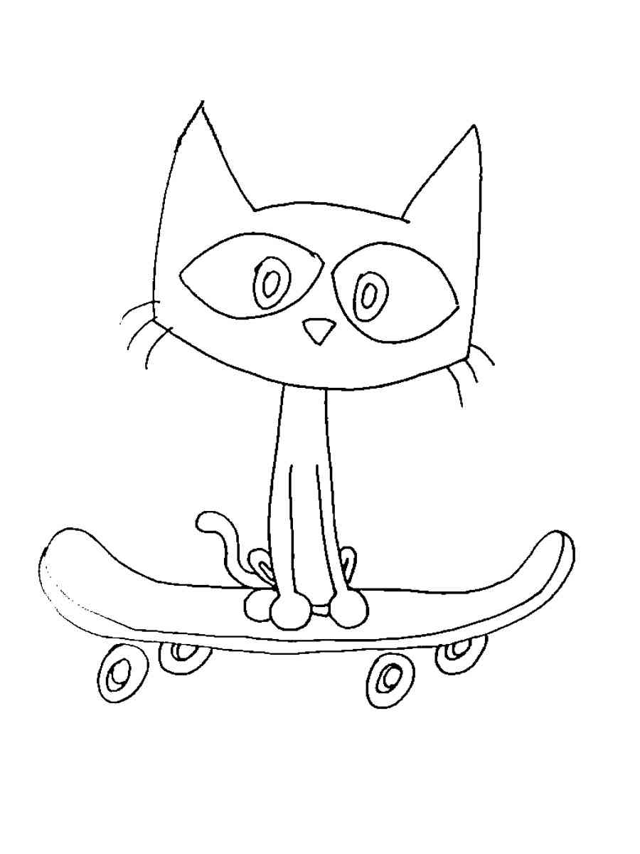 adorable pete the cat coloring pages printable jpg