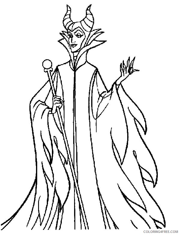 enchanting maleficent coloring pages printable jpg