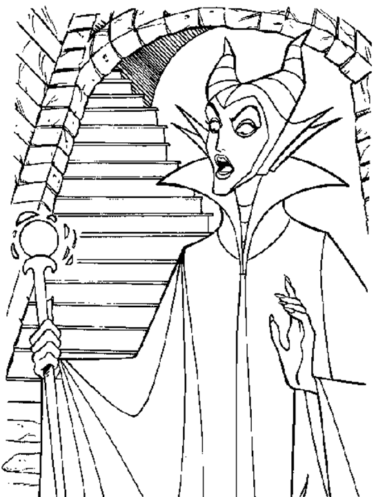 enchanting maleficent coloring pages printable jpg