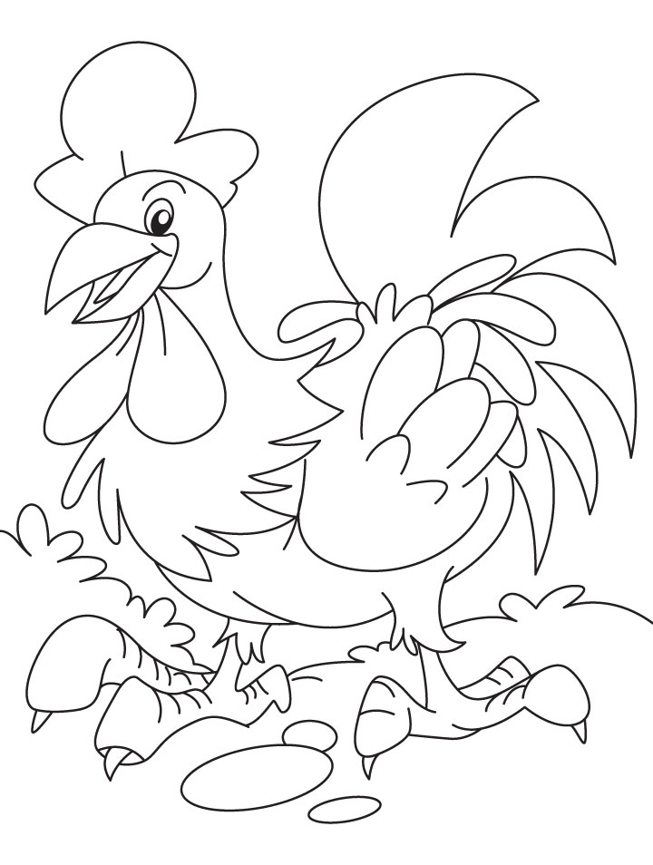 chicken coloring pages free printable jpg