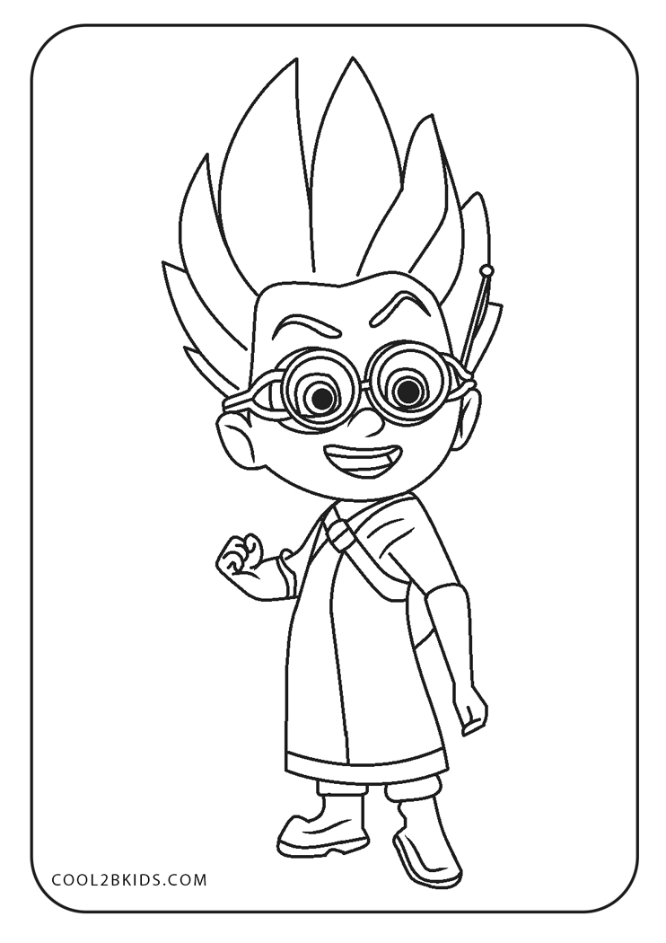 pj masks coloring pages printable jpg