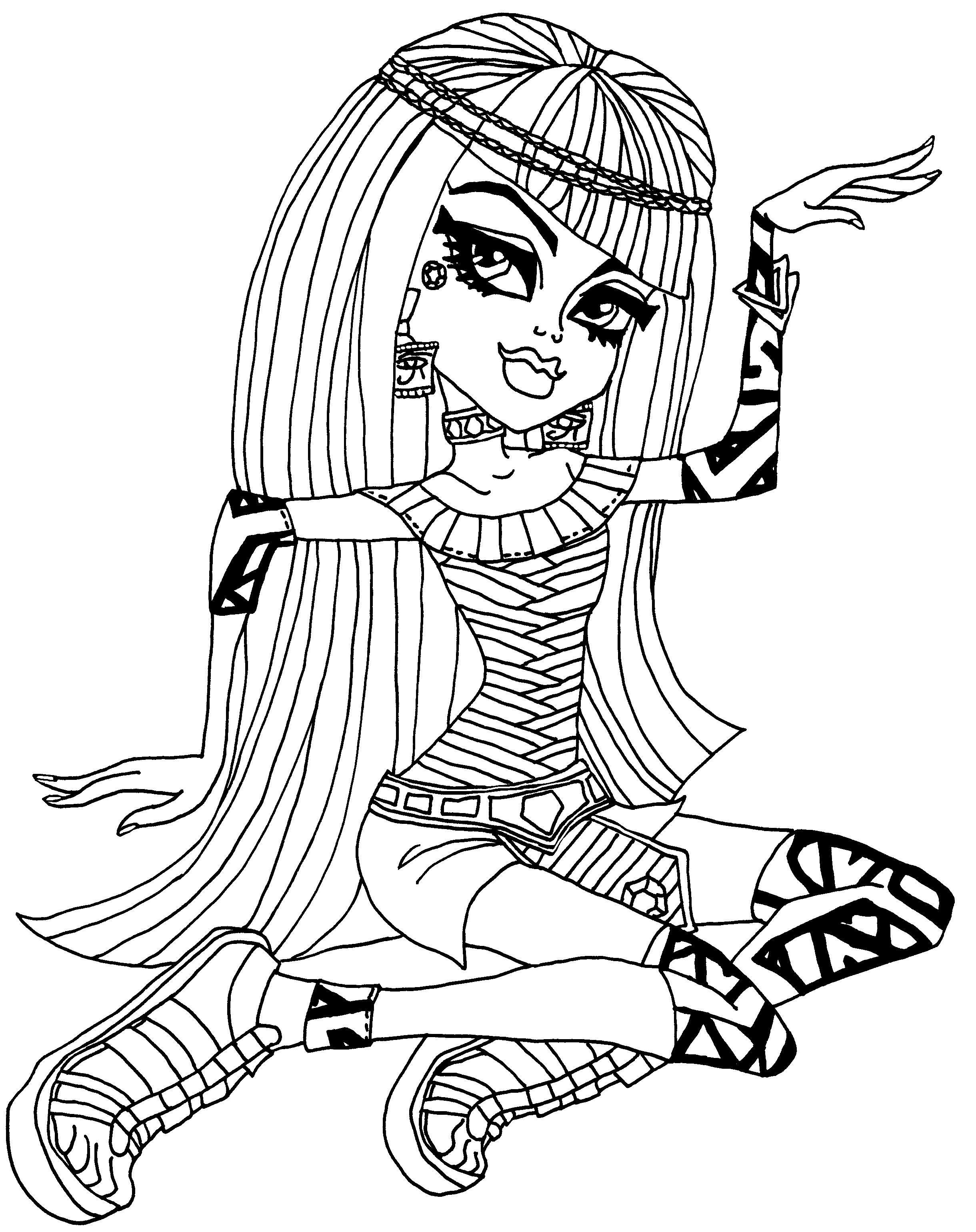 monster high coloring pages printable jpg