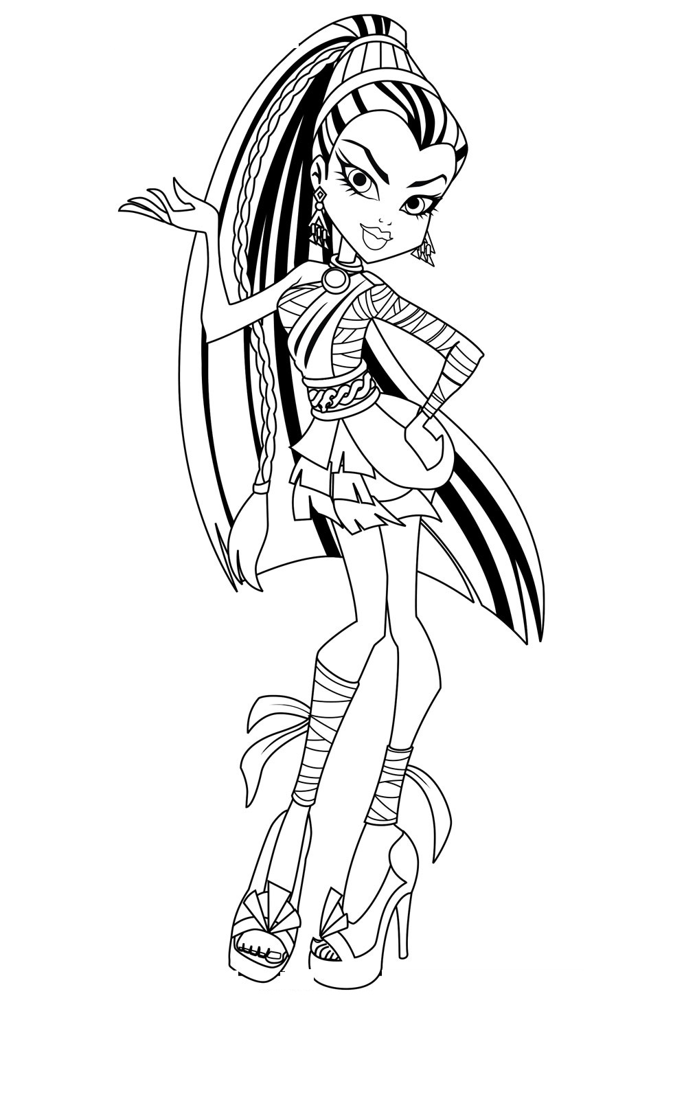 monster high coloring pages printable jpg