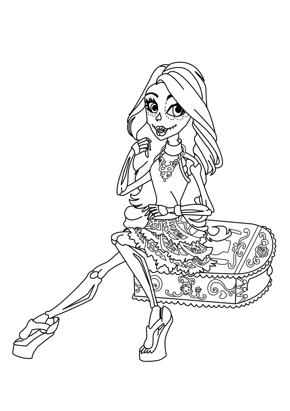 monster high coloring pages printable jpg