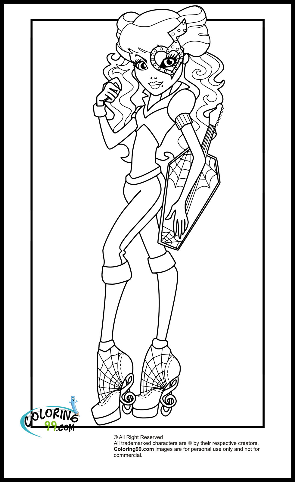 monster high coloring pages printable jpg