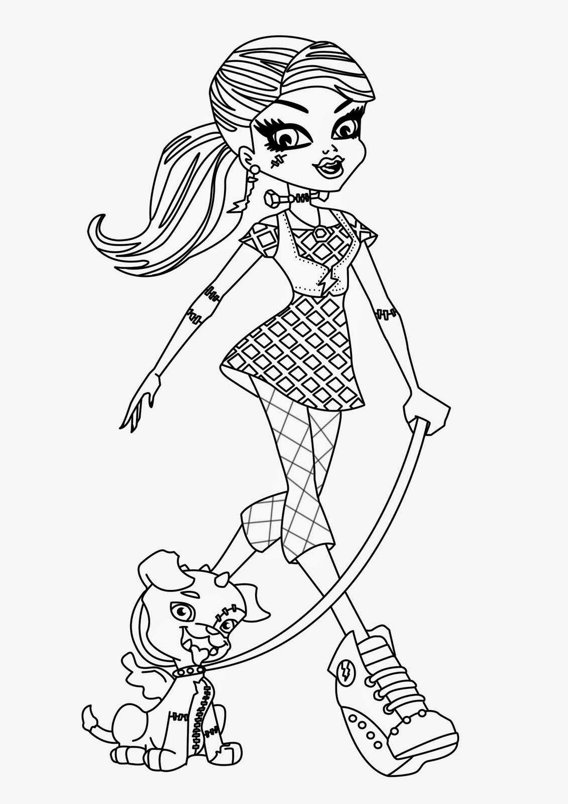 monster high coloring pages printable jpg