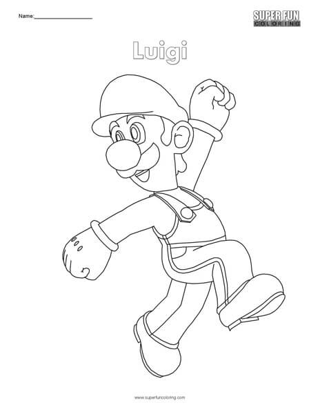 cute luigi coloring pages for kids printable jpg