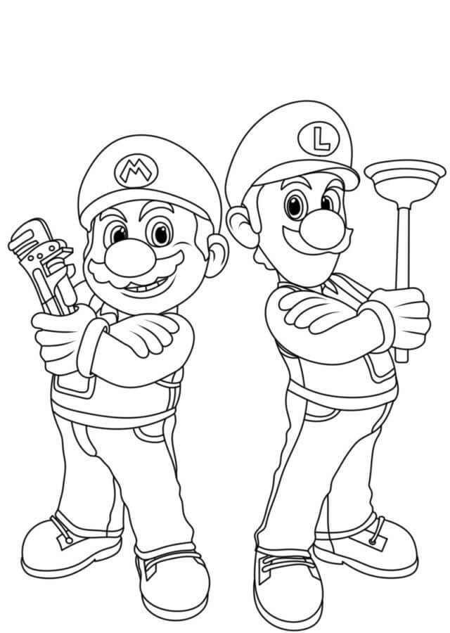 cute luigi coloring pages for kids printable jpg