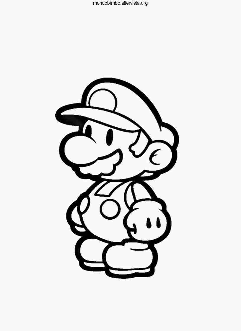 cute luigi coloring pages for kids printable jpg