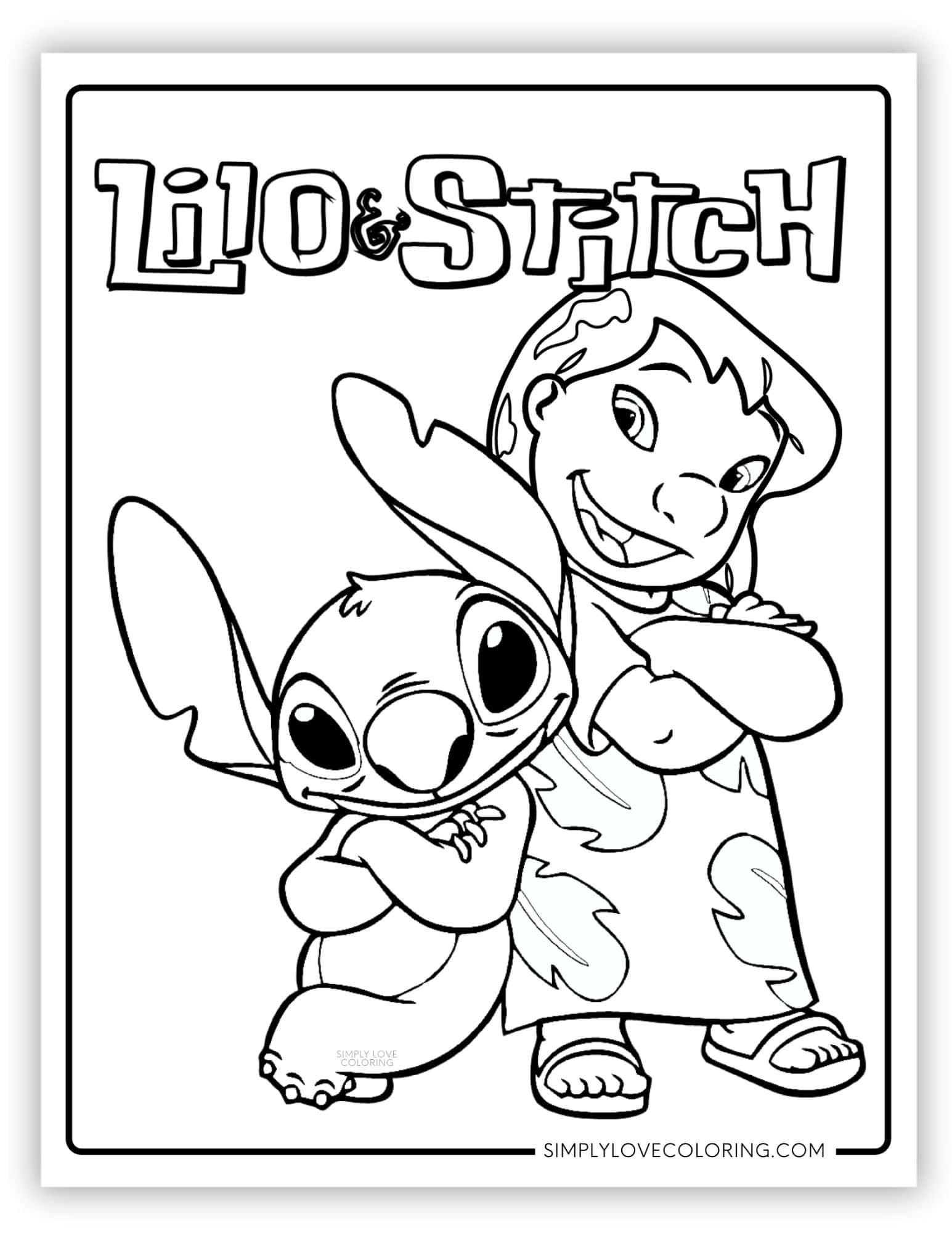 creative lilo and stitch experiments coloring pages printable jpg